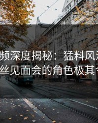 樱桃视频深度揭秘：猛料风波背后，大V在粉丝见面会的角色极其令人意外