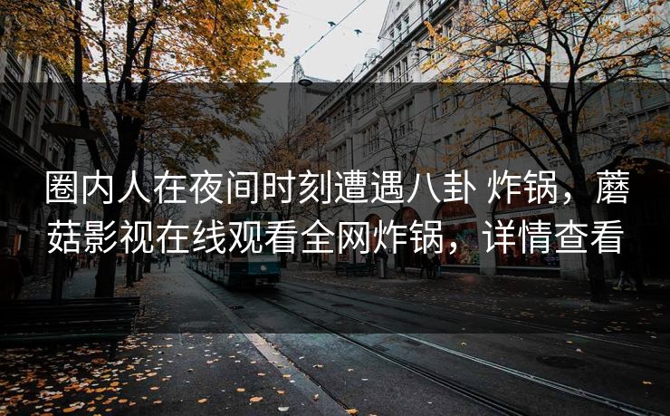 圈内人在夜间时刻遭遇八卦 炸锅,蘑菇影视在线观看全网炸锅,详情查看 圈内人在夜间时刻遭遇八卦 炸锅,蘑菇影视在线观看全网炸锅,详情查看